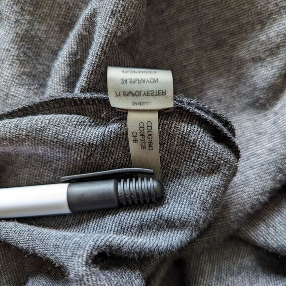 Calvin Klein elegant gray geometric pattern belted smart work dress size 8 - Picture 9 of 10